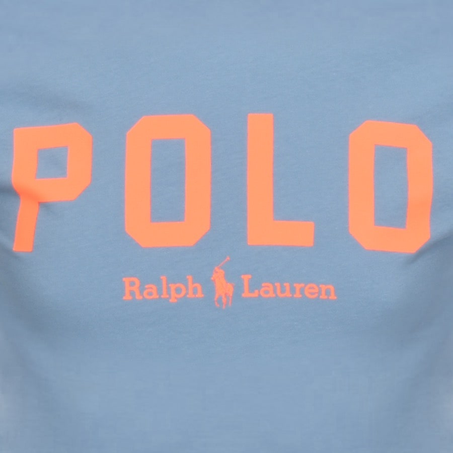 Alternative Image for ProductRalph Lauren Polo Print T Shirt Blue3